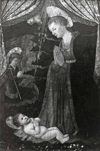 Anonimo — Maestro della Natività di Castello - sec. XV - Madonna dantesca — insieme